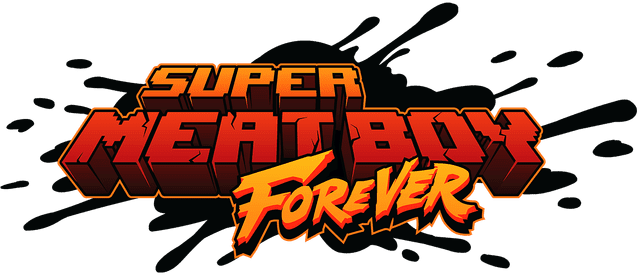 Логотип Super Meat Boy Forever
